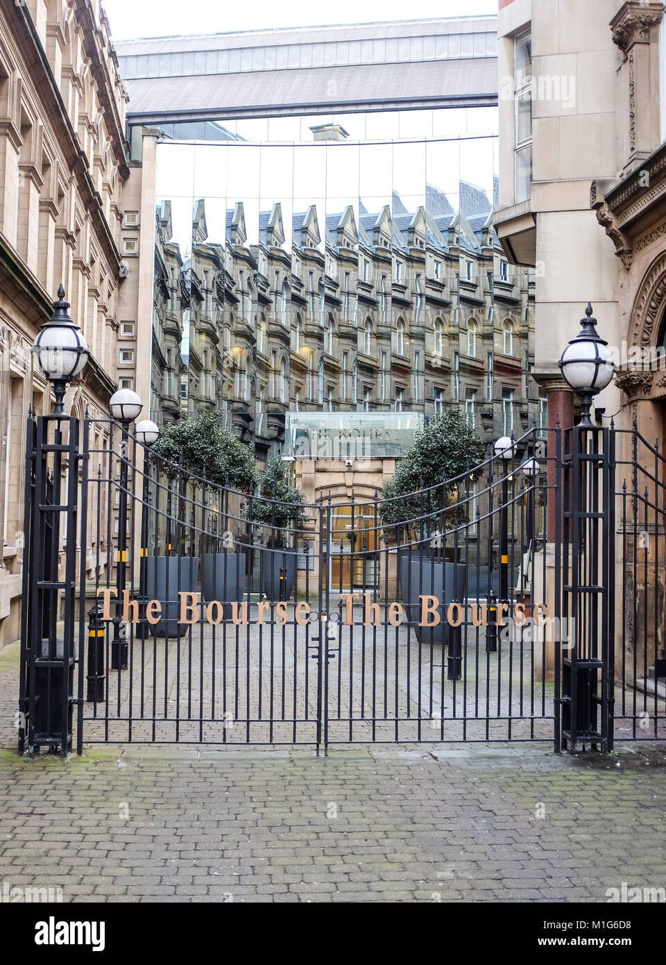 Leeds Yorkshire de Bourse Retail und Office Complex Stockfoto