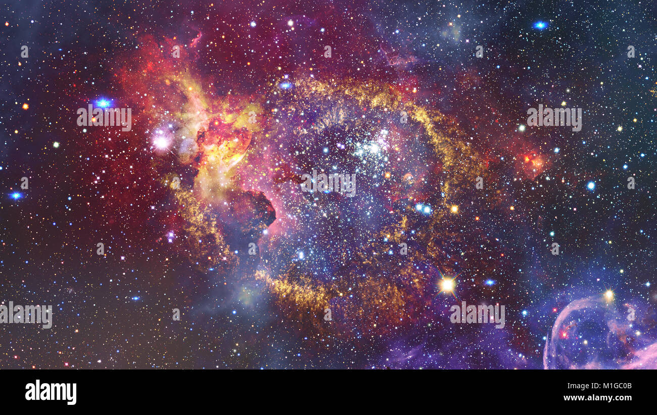 Der Helix Nebula im Weltraum. Elemente dieses Bild von der NASA eingerichtet. Stockfoto