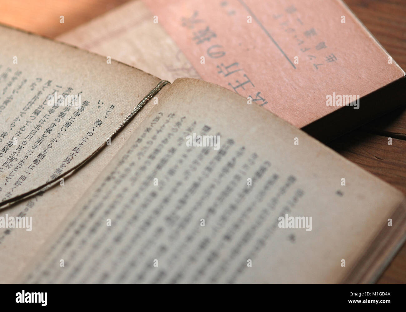 Vintage chinesische Bücher Stockfoto