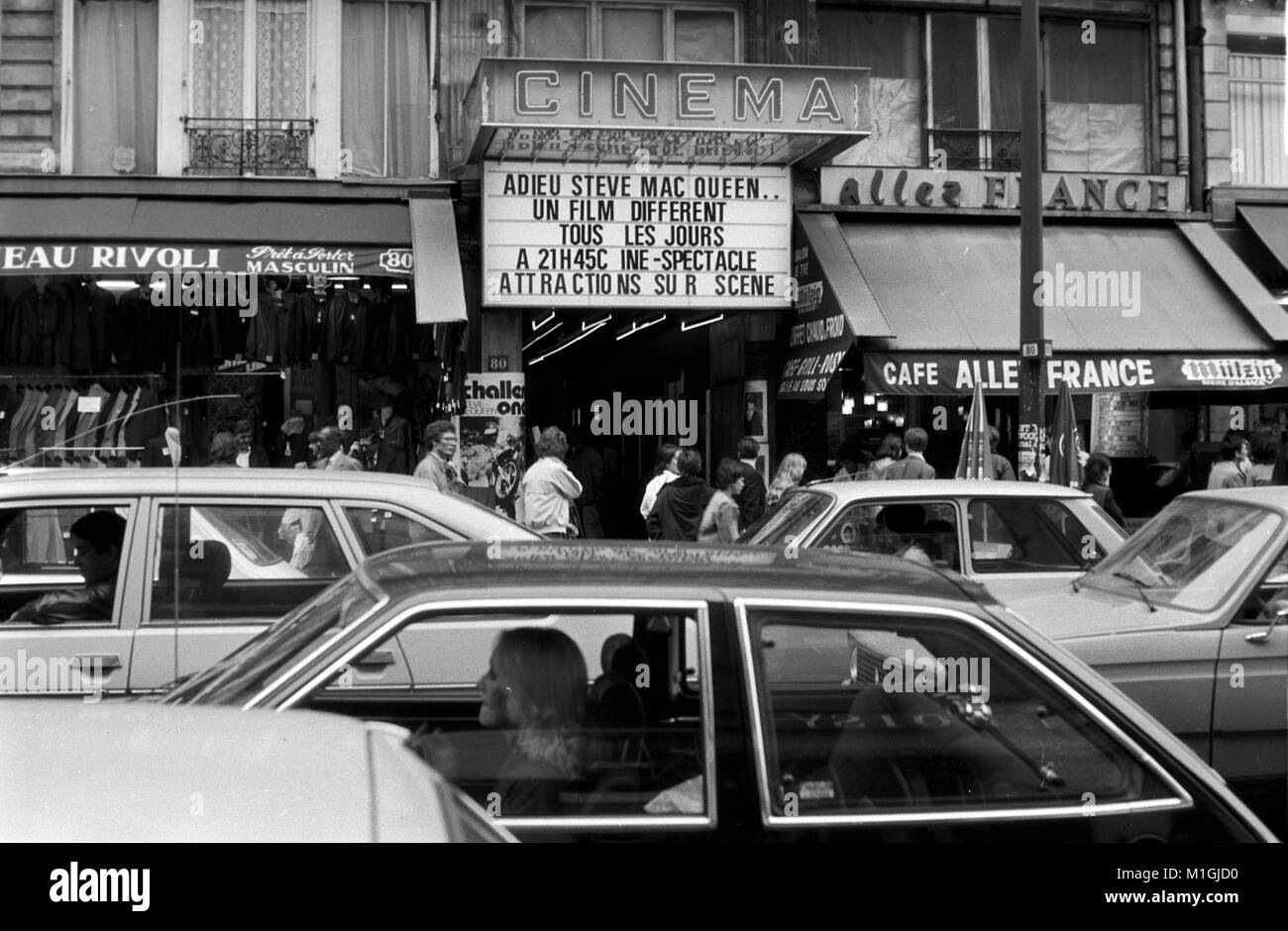 Paris 1981 Stockfoto