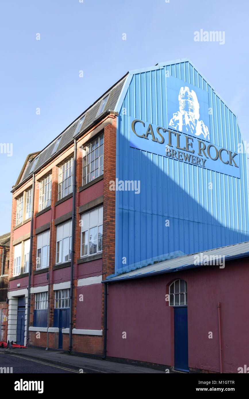 Castle Rock Brauerei in Nottingham, UK. Stockfoto