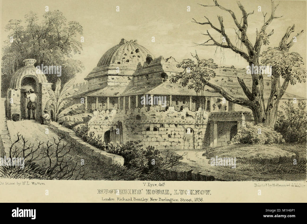 Ein Konto der Meutereien in Oudh und der Belagerung von lakhnau Residency; mit einigen Bemerkungen über den Zustand der Provinz Oudh und über die Ursachen der Meuterei der Bengal Army (1853) (14778655001) Stockfoto