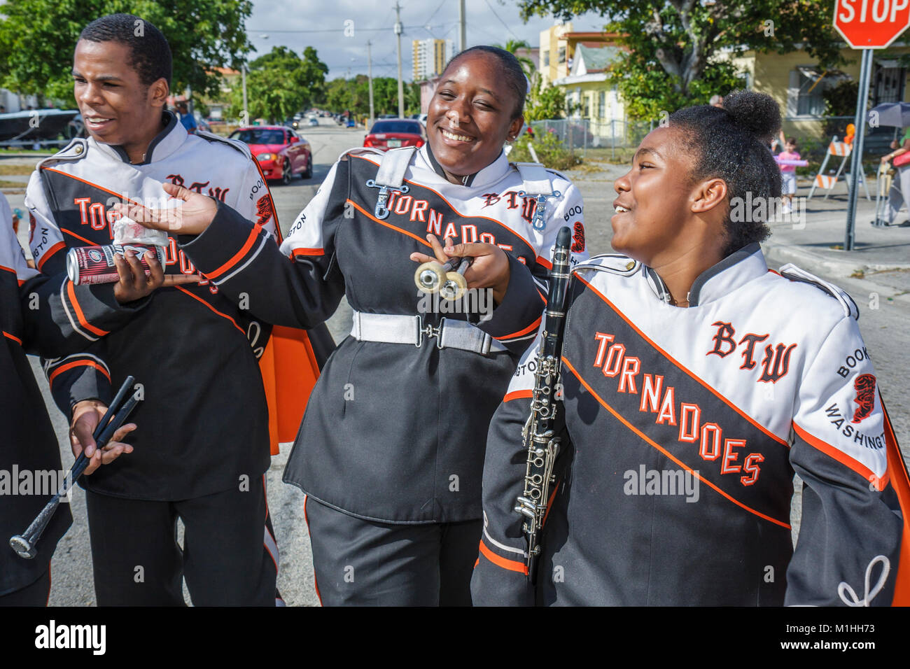 Miami Florida,Little Havana,Calle Ocho,Tres Reyes Magos,Three 3 Kings Magi,Hispanic Latin Latino ethnische Einwanderer Minderheit,religiöse Promi Stockfoto