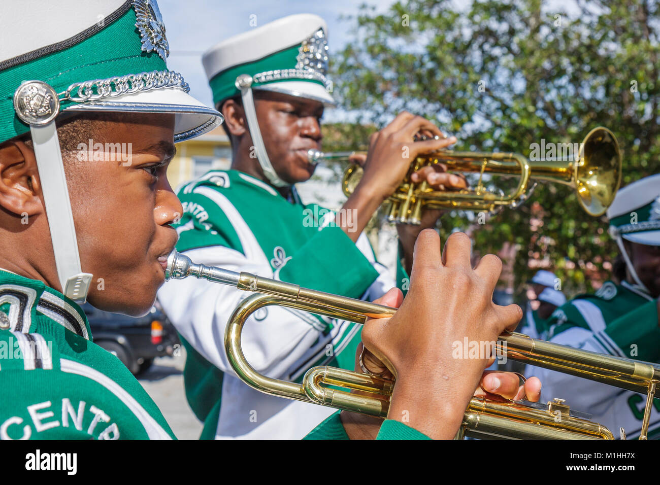 Miami Florida,Little Havana,Calle Ocho,Tres Reyes Magos,Three 3 Kings Day,Magi,Hispanic Latino ethnische Einwanderer Minderheit,religiöse ce Stockfoto