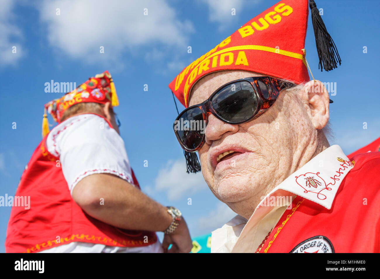 Miami Florida, Homestead, Rodeo Parade, Teilnehmer, Gemeinschaftsveranstaltung, Tradition, Senioren alte Bürger Rentner Rentner Rentner Rentner ältere Menschen, ad Stockfoto