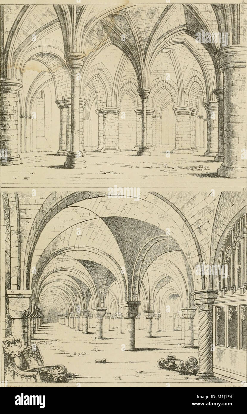 Ein Versuch, die Stile der Architektur in England zu unterscheiden, von der Eroberung der Reformation - mit einer Skizze der Griechischen und Römischen Bestellungen (1881) (14798137163) Stockfoto