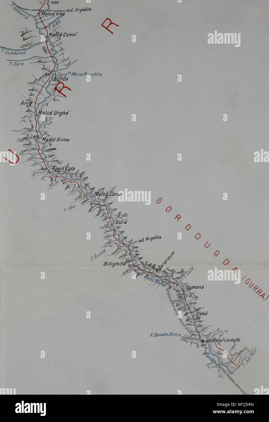 Ai confini meridionali dell'Äthiopien; Anmerkung di un Viaggio attraverso l'Etipopia ed i paesi Galla e Somalischen (1913) (17762112899) Stockfoto