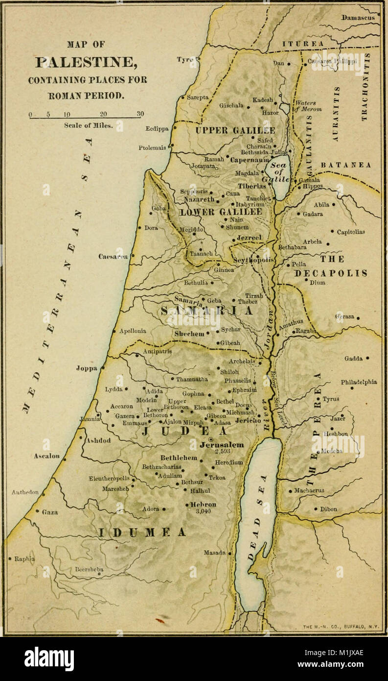 Eine Geschichte des jüdischen Volkes während der maccabean und Römischen Zeit (einschließlich des Neuen Testaments) (1900) (14576629399) Stockfoto