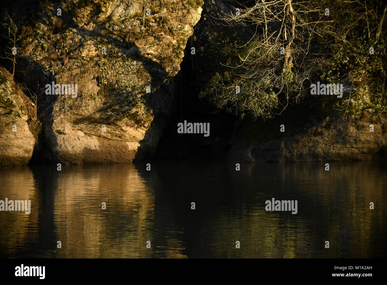 Chattahoochee River Cave Stockfoto