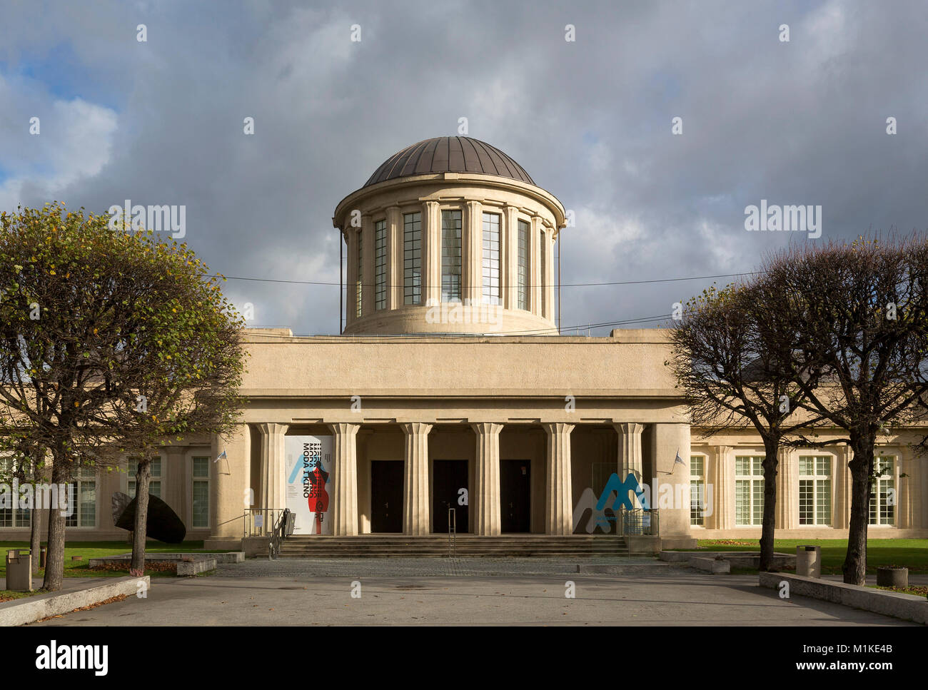 Wroclaw, Breslau, Gelände der Jahrhundertausstellung, Hala Stulecia, (Hala Ludowa, zu Dt. Volkshalle) 1911-1913 von Max Berg erbaut, Gesamtplanung des Stockfoto