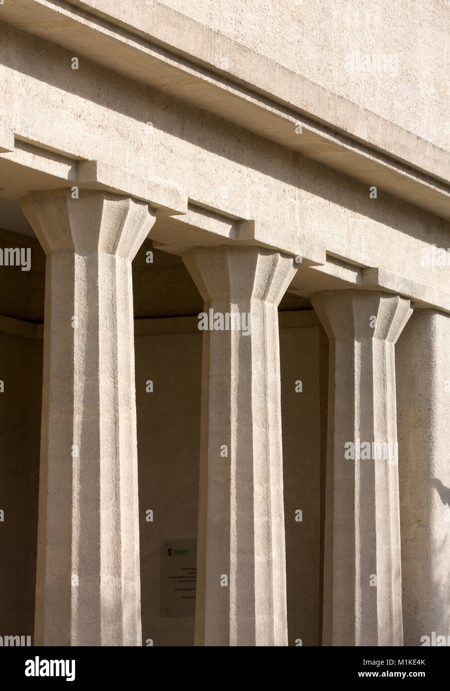 Wroclaw, Breslau, Gelände der Jahrhundertausstellung, Hala Stulecia, (Hala Ludowa, zu Dt. Volkshalle) 1911-1913 von Max Berg erbaut, Gesamtplanung des Stockfoto