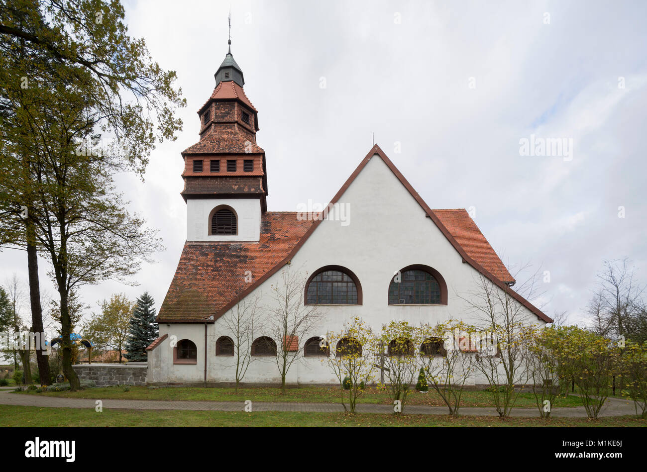 Malczyce (English MaltschanderOder), Pfarrkirche, 1906 von Hans