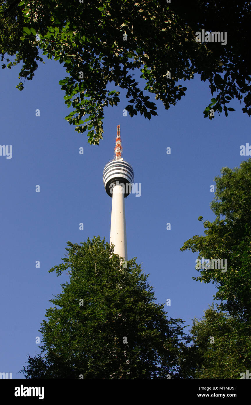 Stuttgart, Fernsehturm, Baden-Württemberg, Deutschland, Europa - Stuttgart, Fernsehturm, Baden-Württemberg, Deutschland, Europa Stockfoto