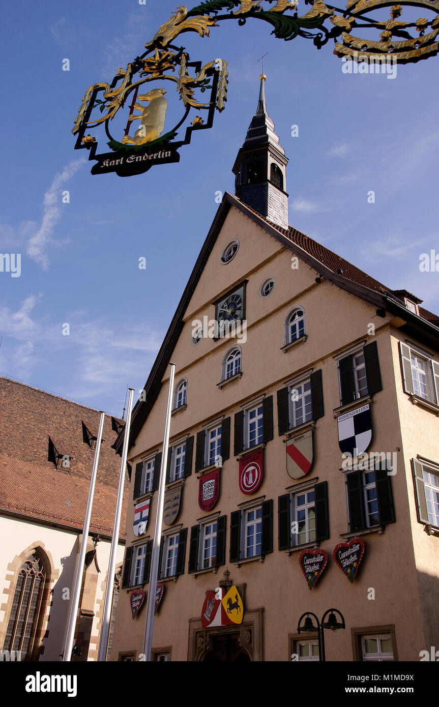 Rathaus Bad Cannstatt, Baden-Württemberg, Deutschland Stockfotografie -  Alamy