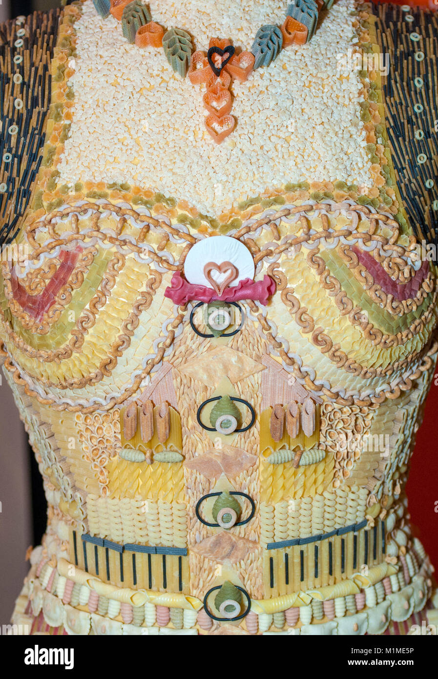 Italien Kleid der italienischen Pasta Stockfoto