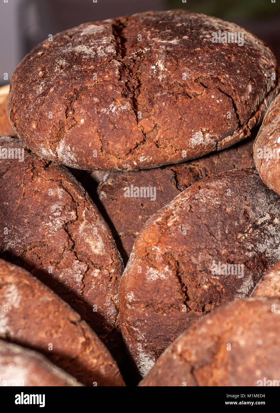 Italien Tuuscany Casola Brot Marocca (Mehl von Kastanien und Kartoffeln) Stockfoto