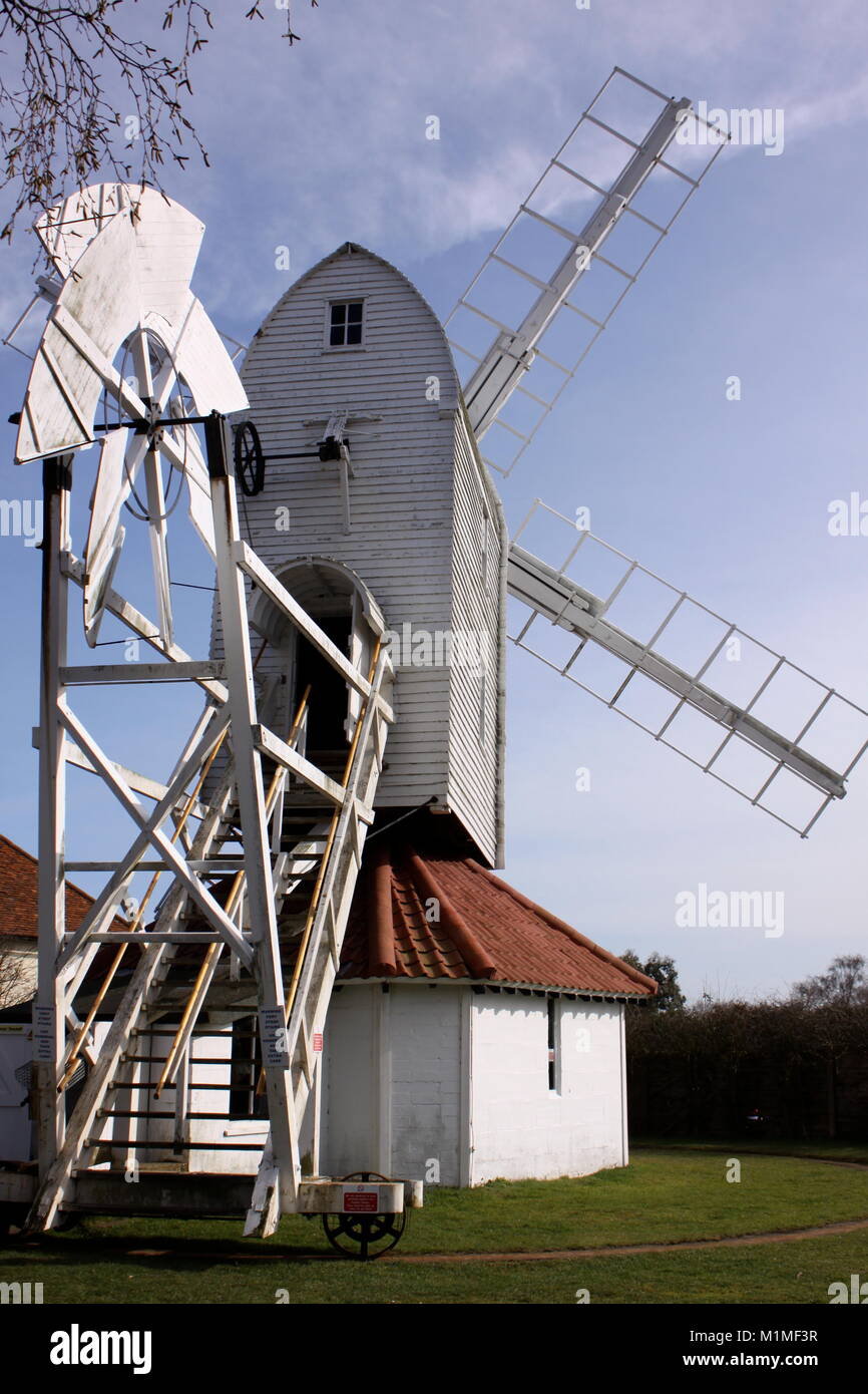 Windmühle, Thorpness, Aldeburgh, Suffolk, England, Malcolm Buckland Stockfoto