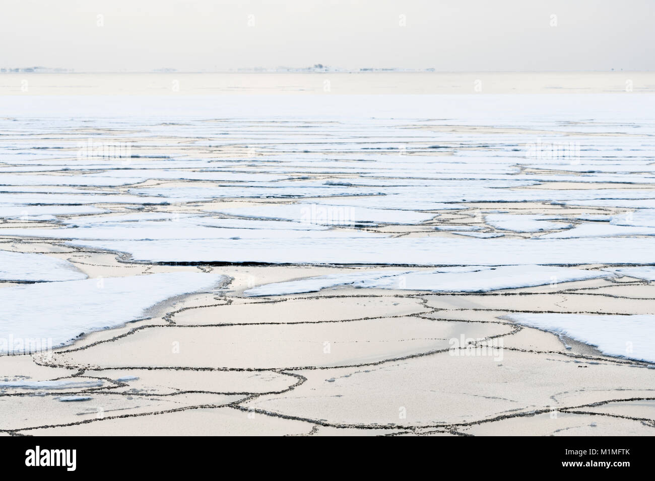 Ostsee im Winter Stockfoto