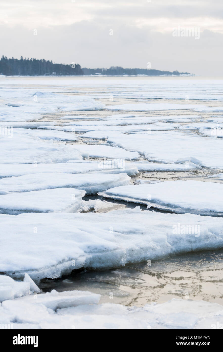 Ostsee im Winter Stockfoto