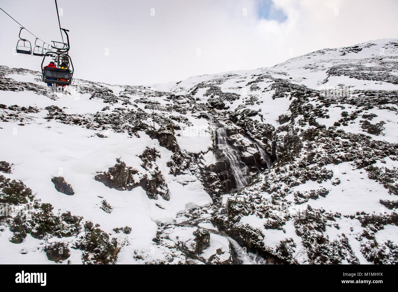 Glencoe Mountain Resort, Schottland Stockfoto