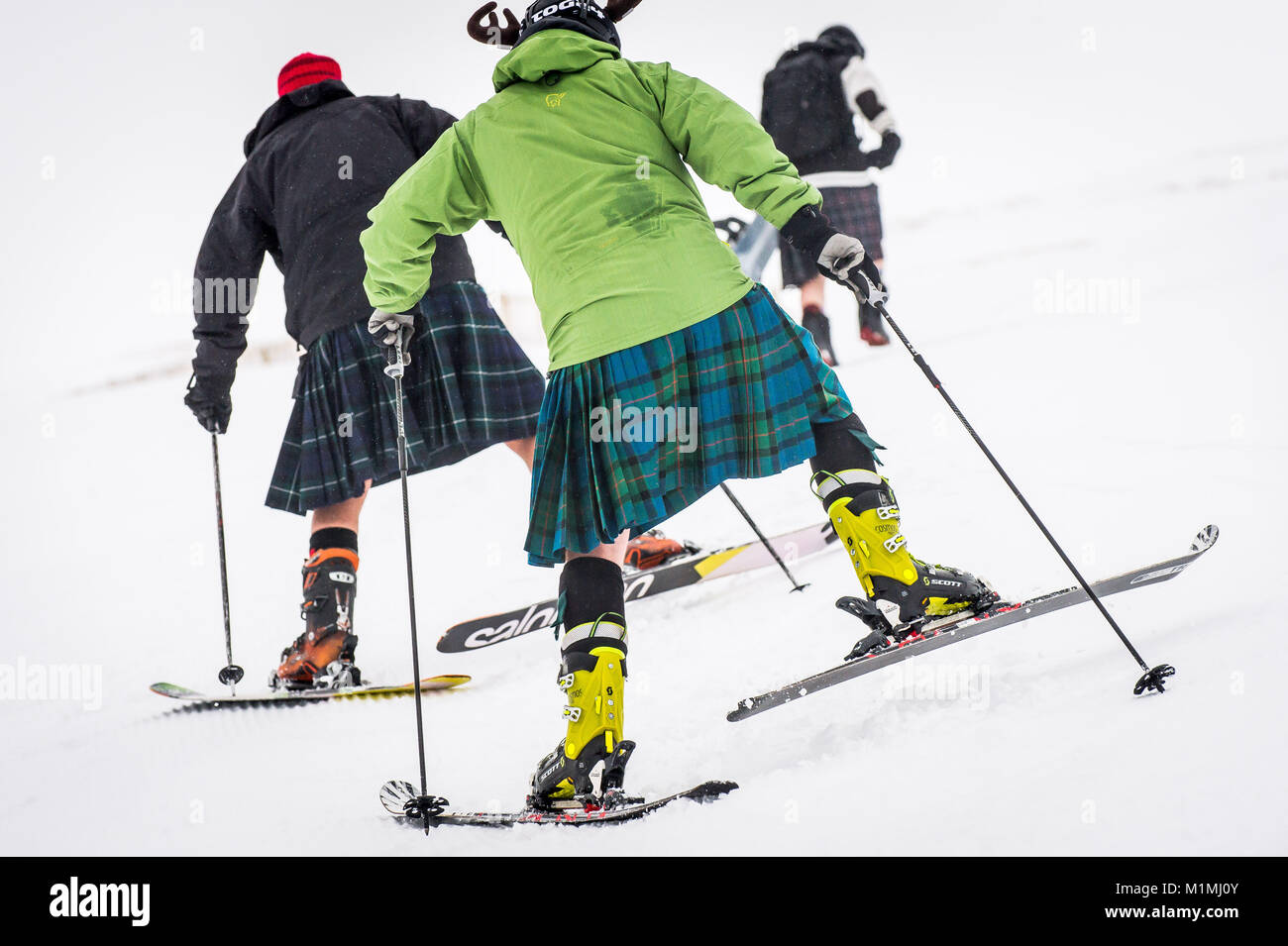 Glencoe Mountain Resort, Schottland Stockfoto