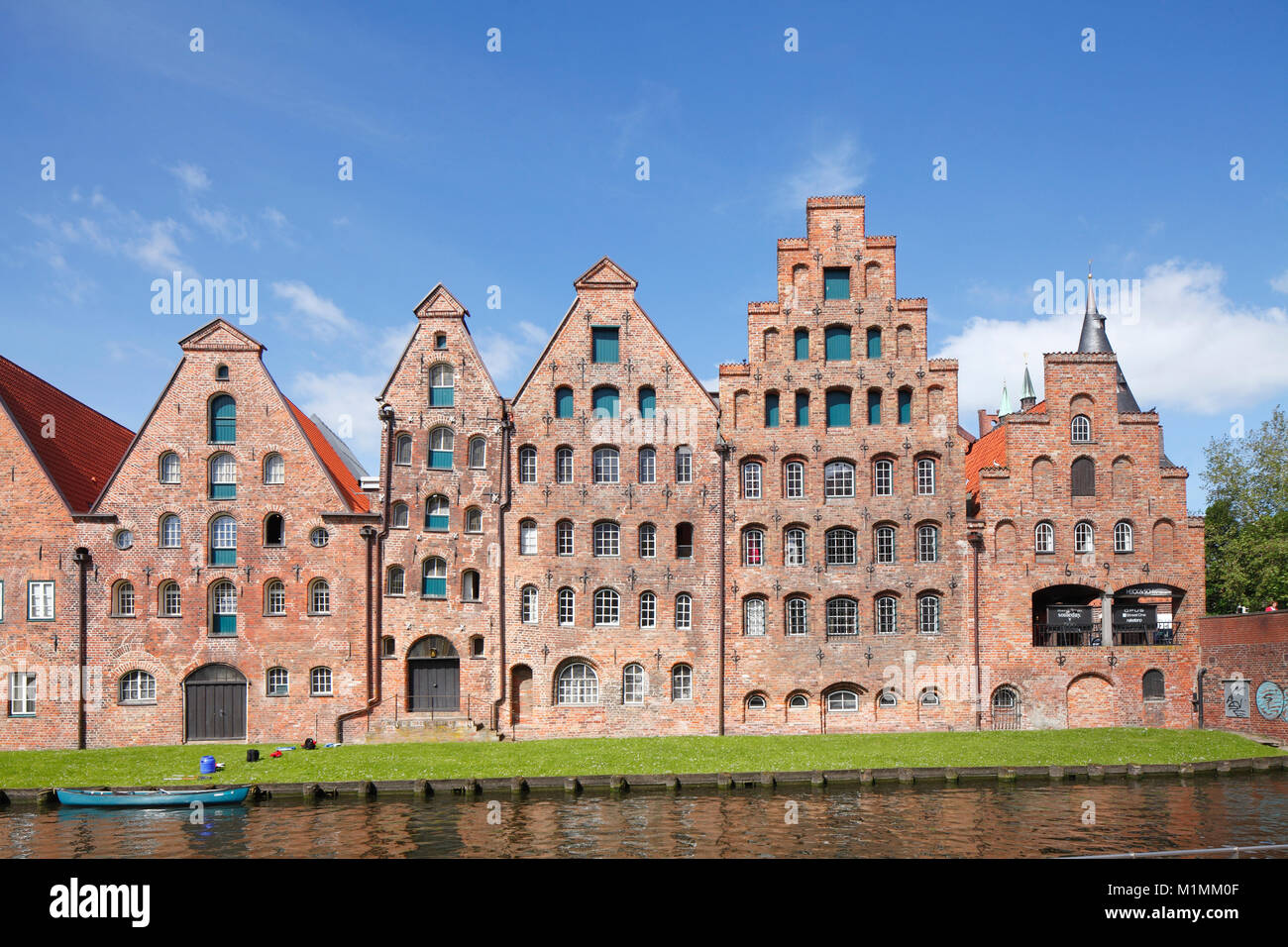 Historische Salzspeicher, Lübeck, Schleswig-Holstein, Deutschland, Europa Stockfoto