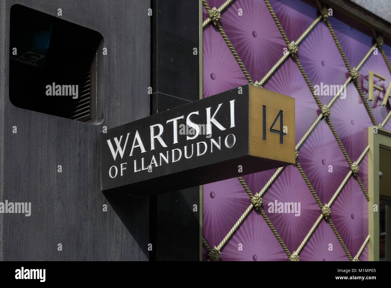Wartski von Llandudno Schmuck Shop in Mayfair, London, Großbritannien Stockfoto