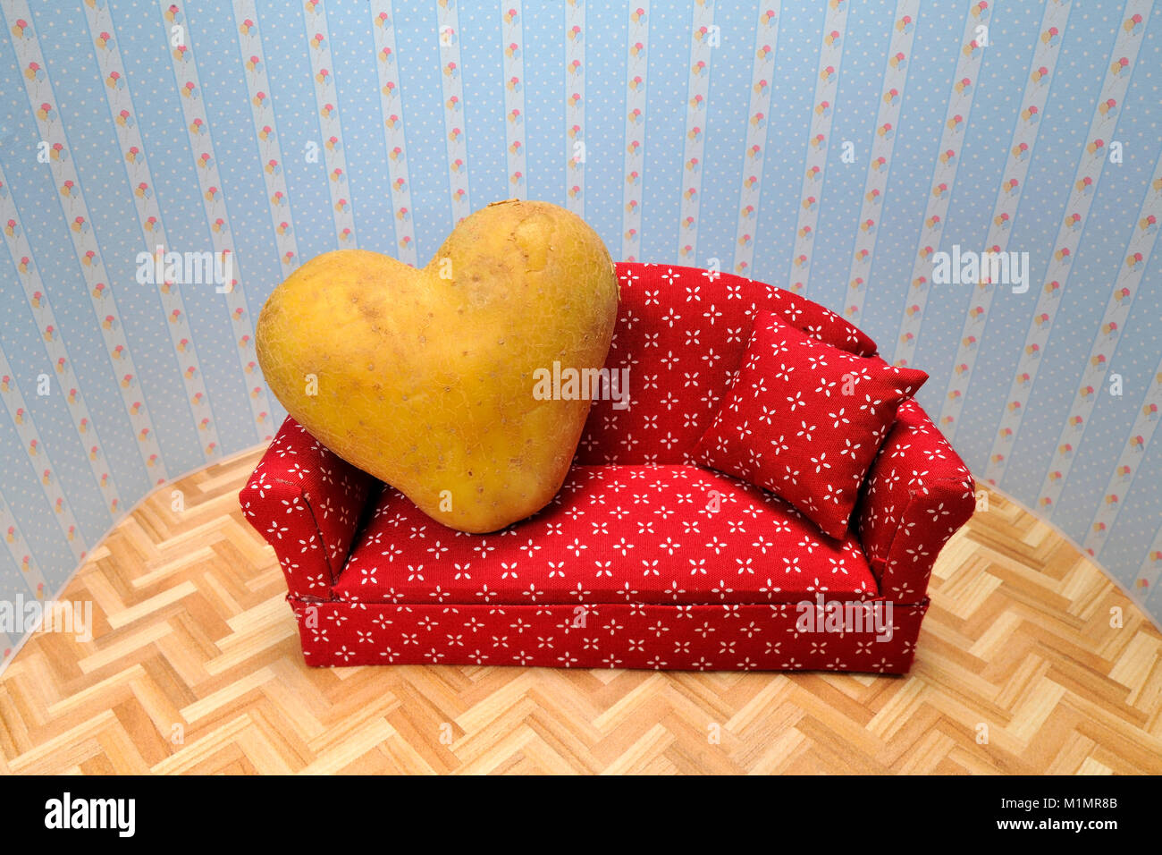 Icon image couch potato, Symbolbild CouchPotato Stockfotografie Alamy