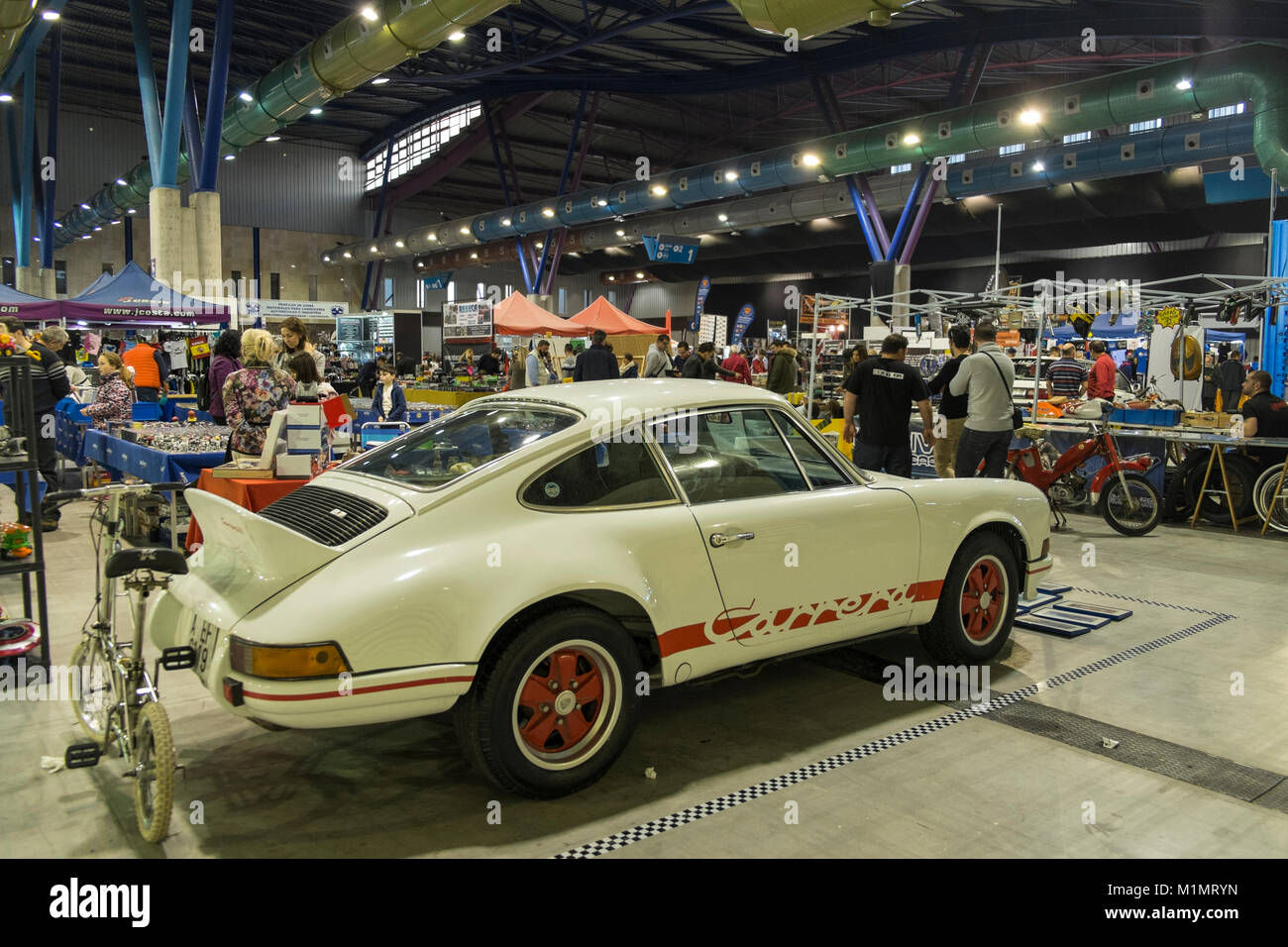 Porsche 911. Retro Málaga 2018. Stockfoto