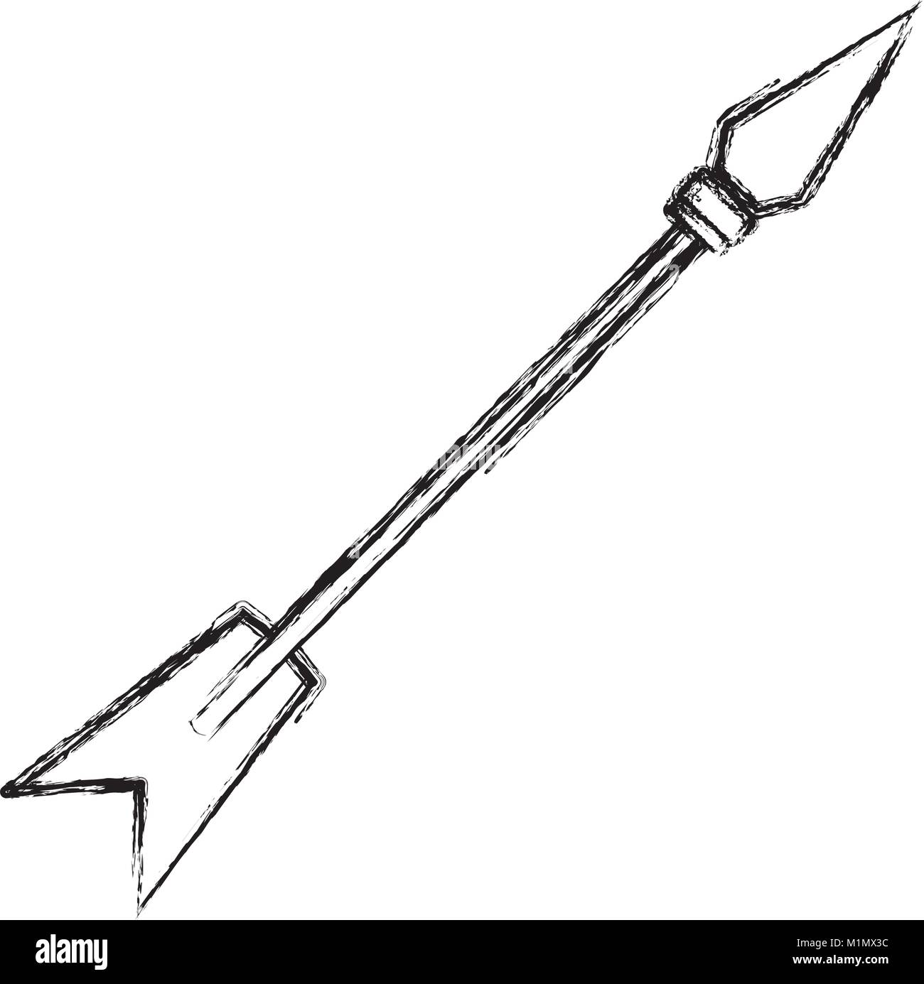 Pfeil Feder Schwarzweiss Stockfotos Und Bilder Alamy