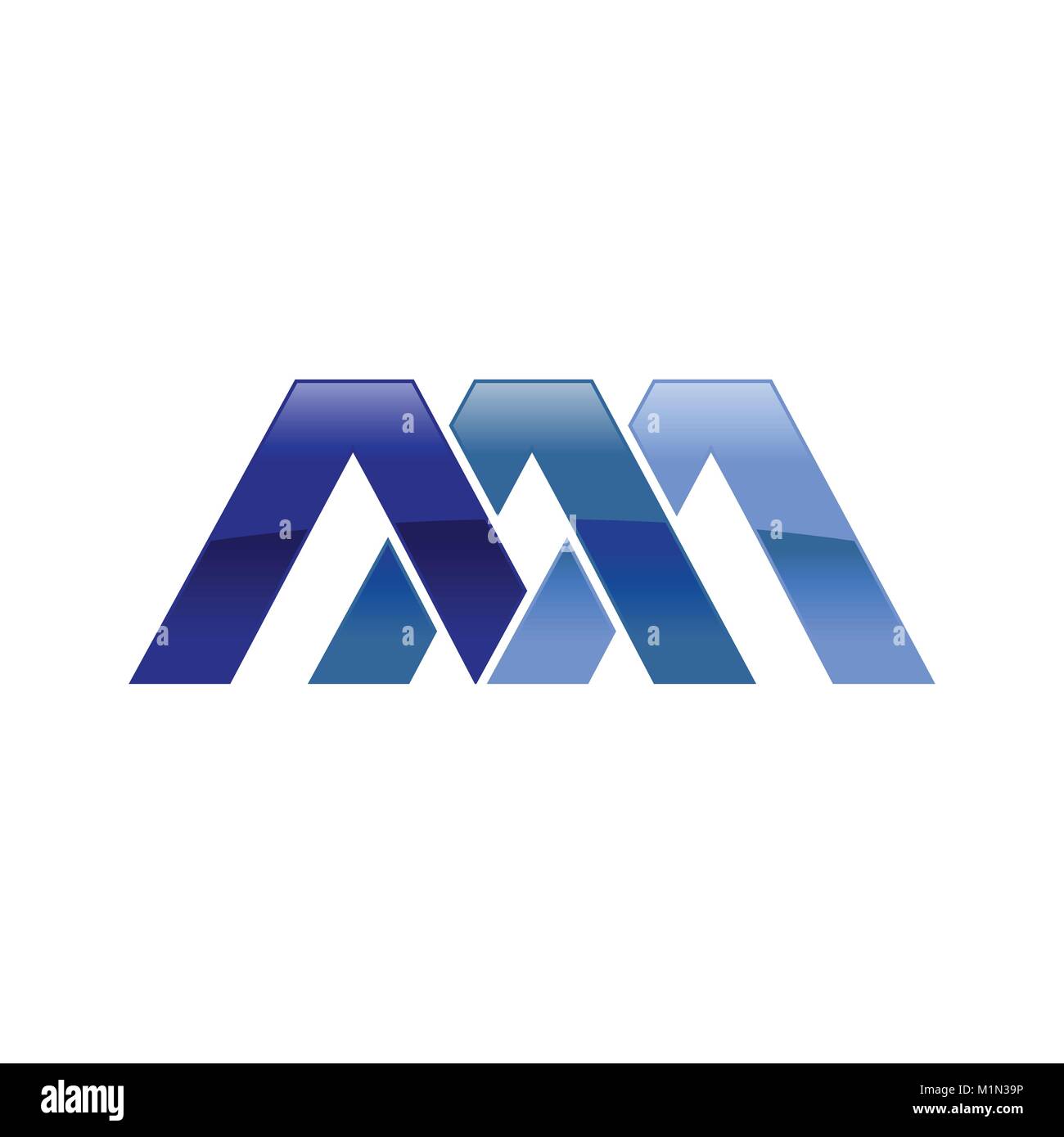 AAA erste Symbol Vektor Logo Design Grafik Stock Vektor