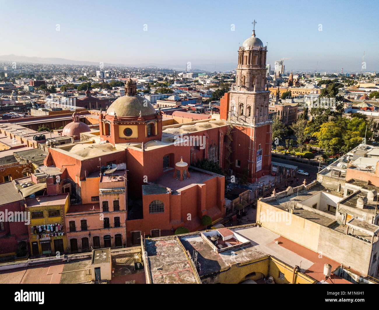 Templo de San Francisco, Queretaro, Mexiko Stockfoto