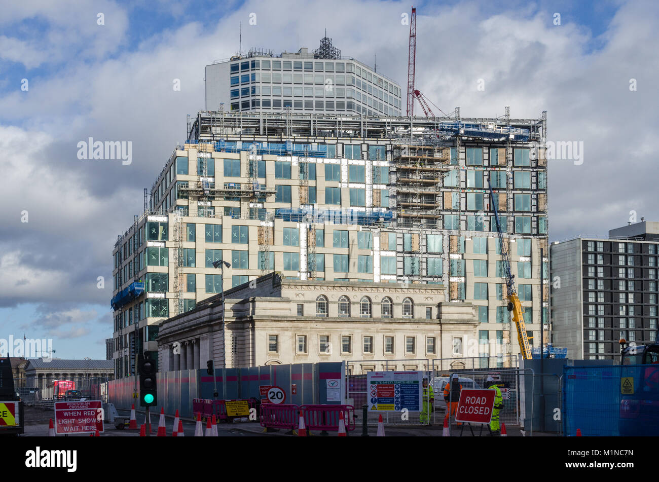 Die neuen Retail banking Head Office für HSBC in Birmingham gebaut Stockfoto