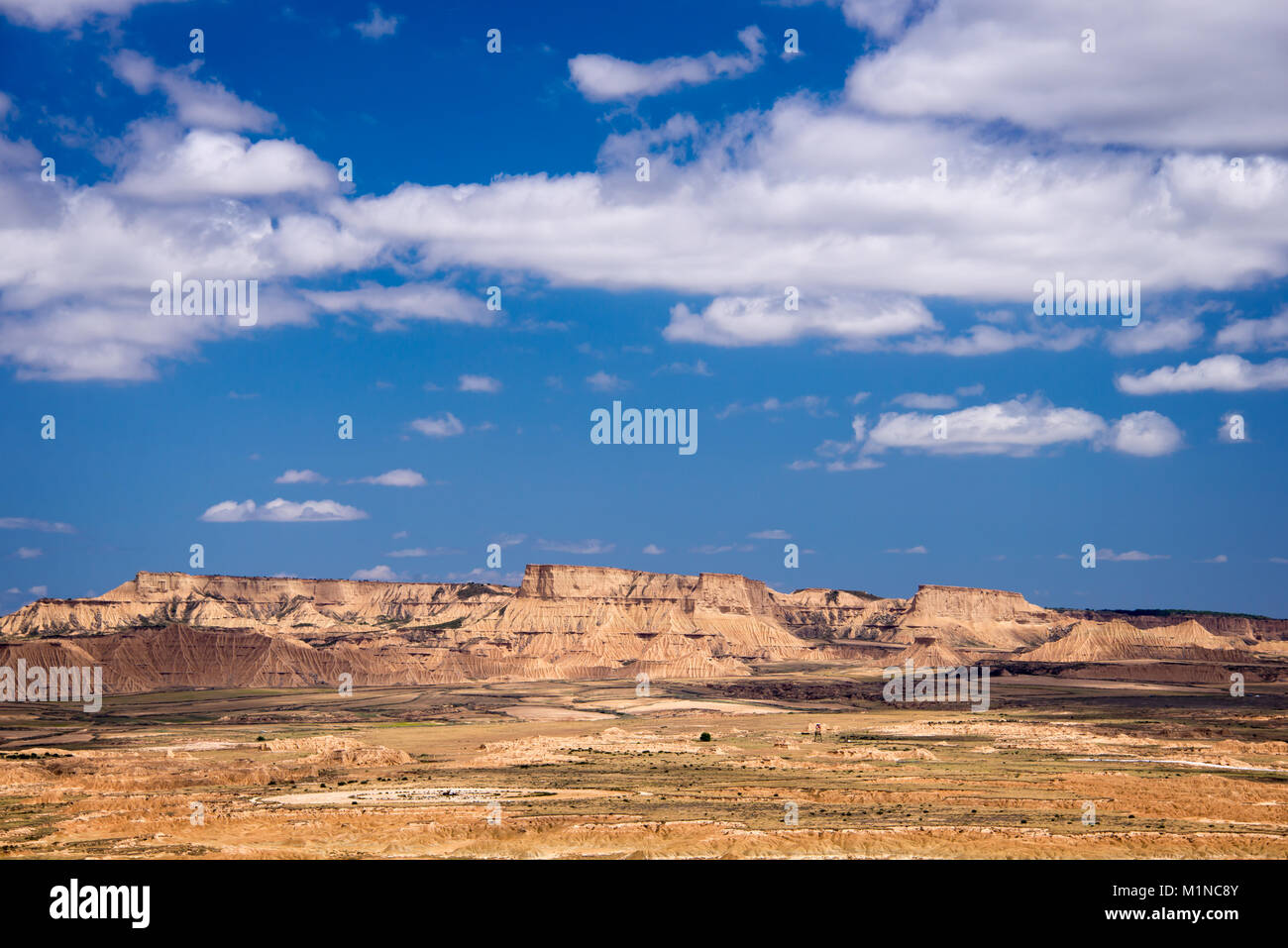 Bardenas Reales Naturpark, Navarra, Spanien Stockfoto