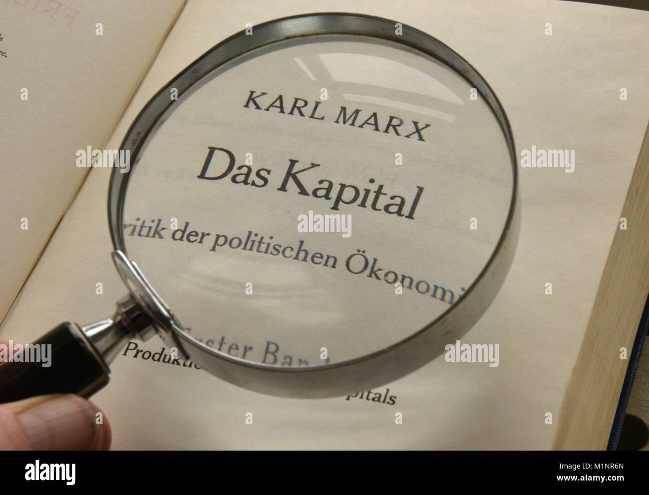 Karl Marx, Das Kapital | Verwendung weltweit Stockfoto