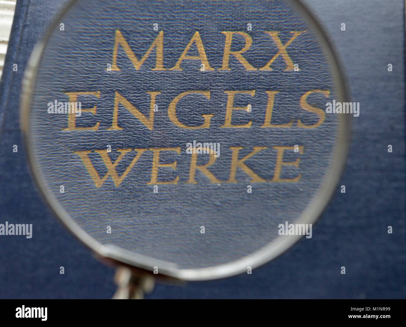 Karl Marx, Das Kapital | Verwendung weltweit Stockfoto