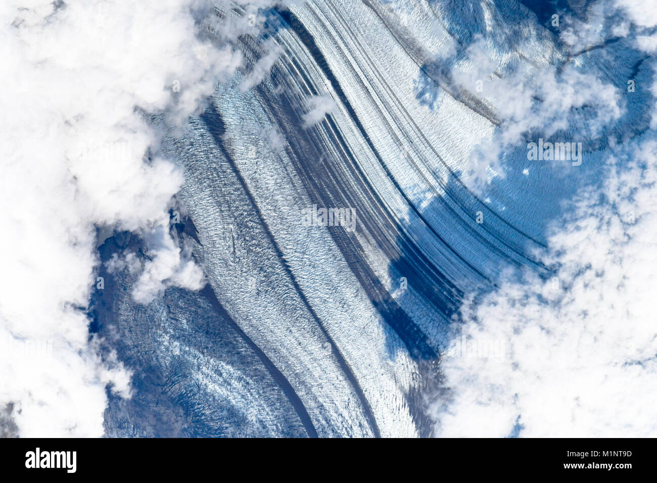 Beeindruckende Muster, Formen und Strukturen der Erde vom Weltraum aus gesehen. Dieses Bild Elemente von der NASA eingerichtet Stockfoto