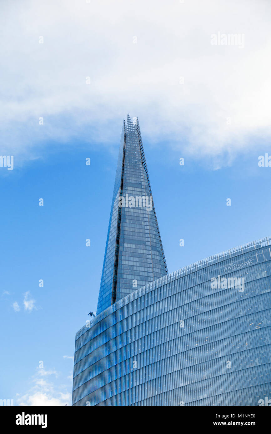 Gewerbliche Immobilien: Der Shard, Wahrzeichen moderner Hotel- und Bürogebäude, London Bridge, London's höchste Wolkenkratzer, Southwark, SE1 Stockfoto