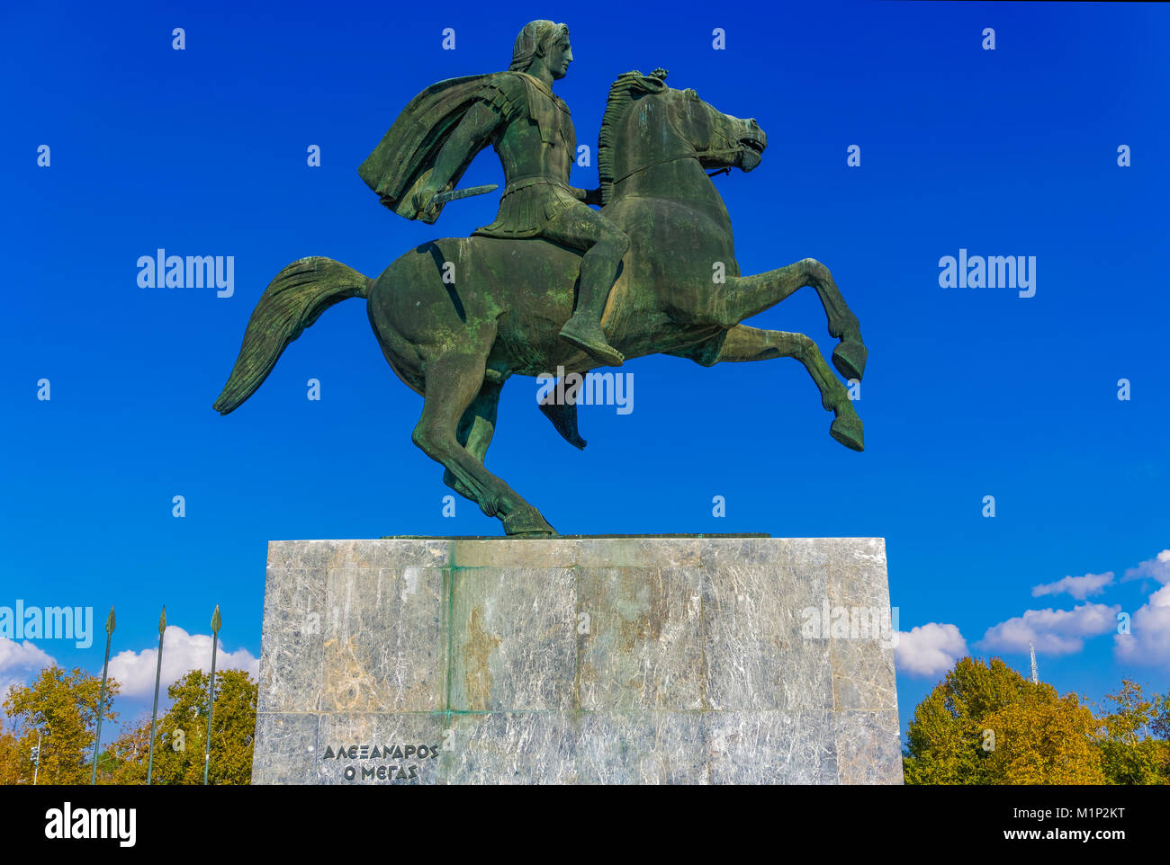 Pferd Von Alexander Dem Großen Statue alexander great horse bucephalus -Fotos und -Bildmaterial in
