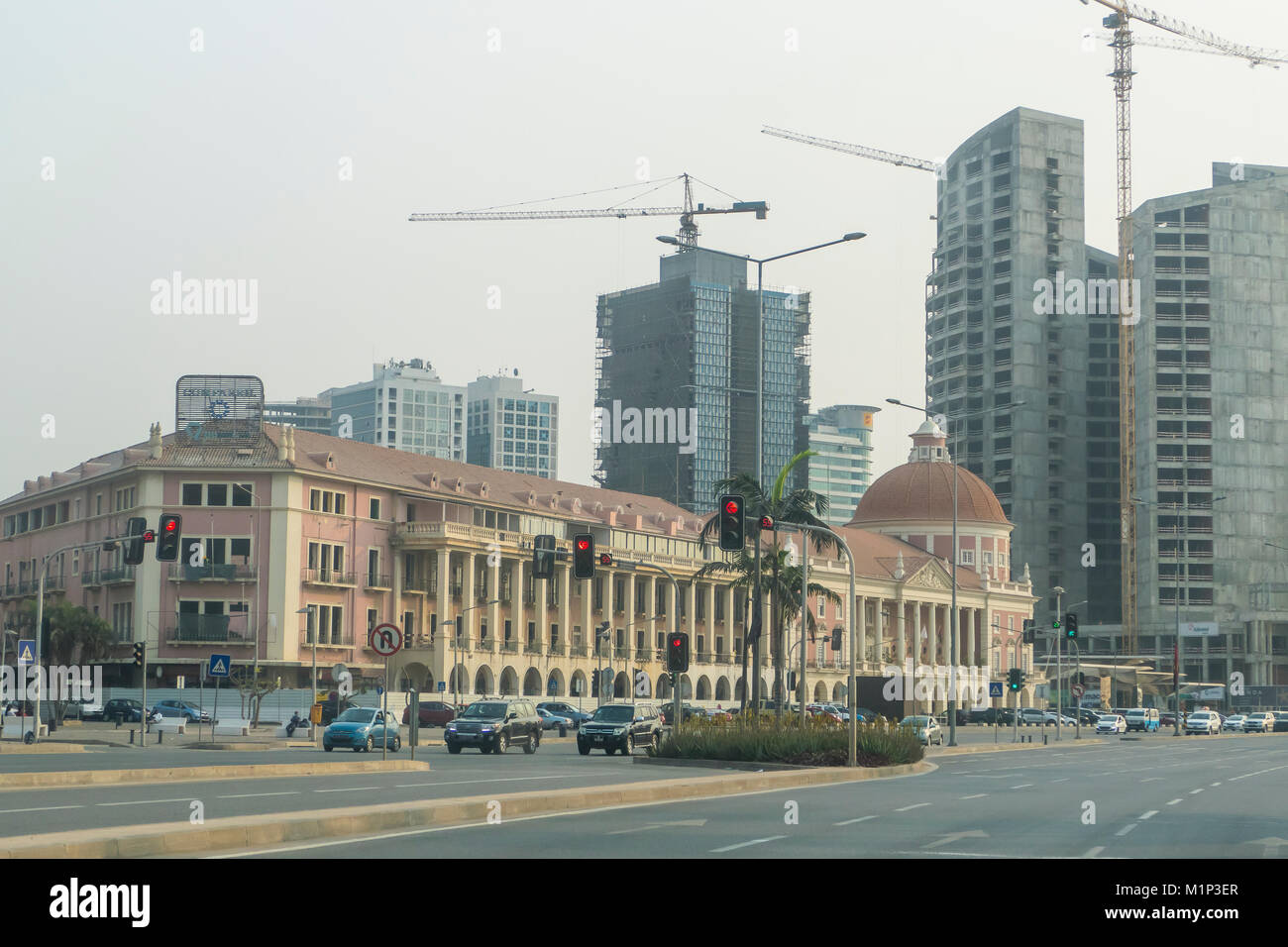 Die neue Rn promenade (Avenida 4 de Junho), Luanda, Angola, Afrika Stockfoto