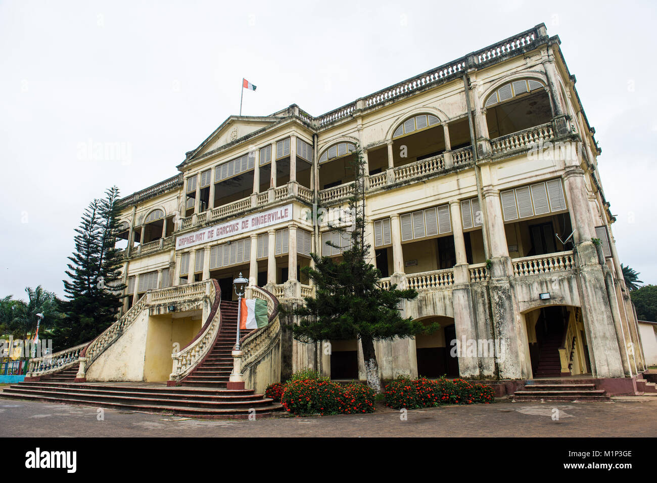 The Governor's Mansion, Bingerville, Abidjan, Elfenbeinküste, Westafrika, Afrika Stockfoto
