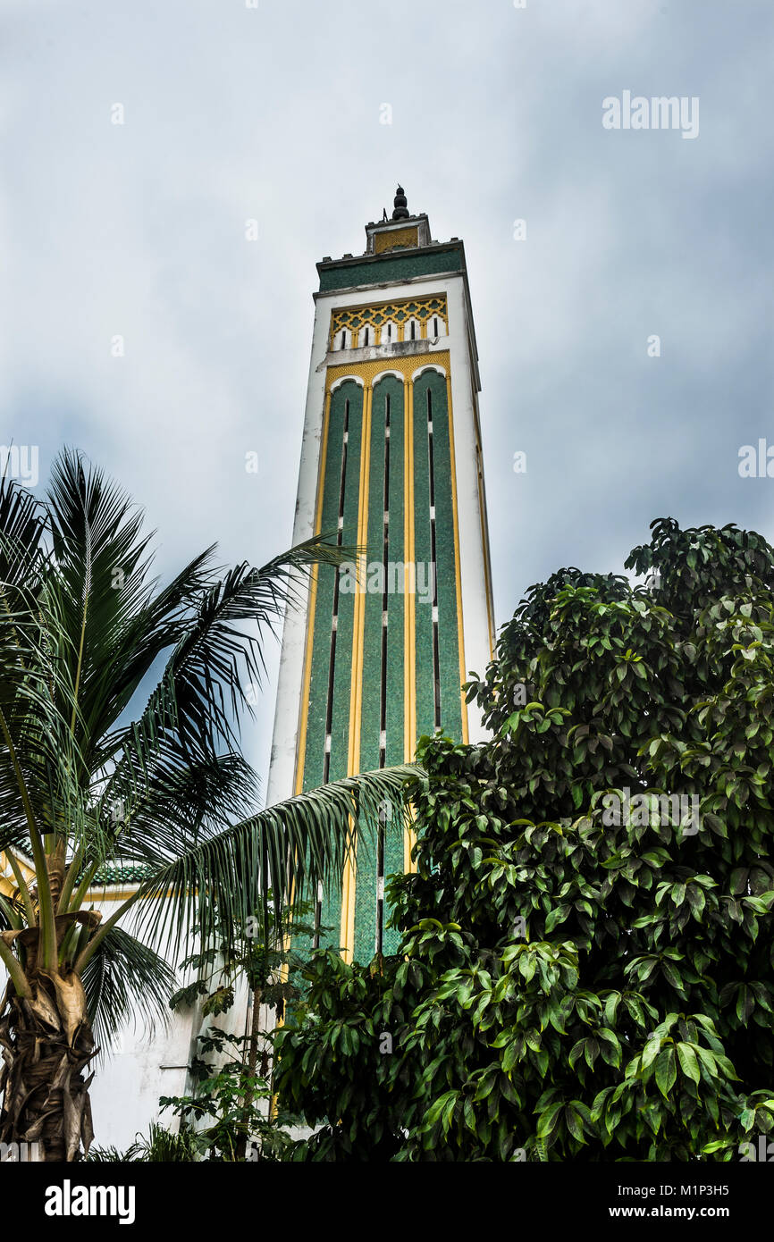 Hassane-II.-Moschee, Libreville, Gabun, Afrika Stockfoto