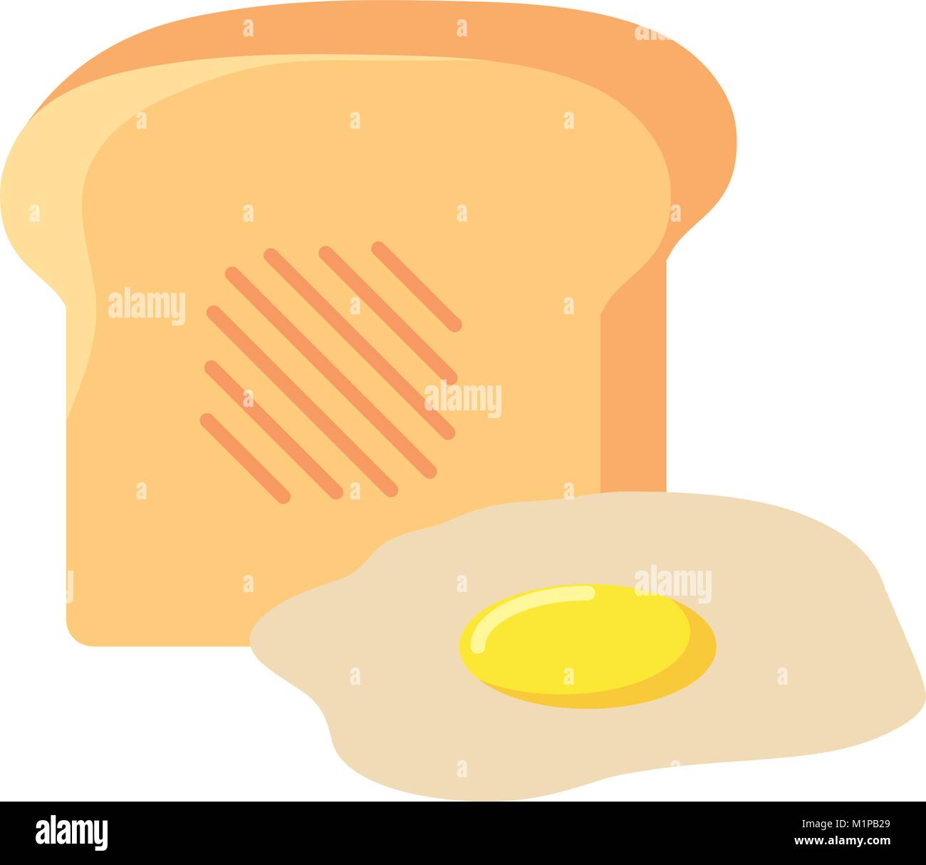 Toast Vector Illustration Stock Vektor