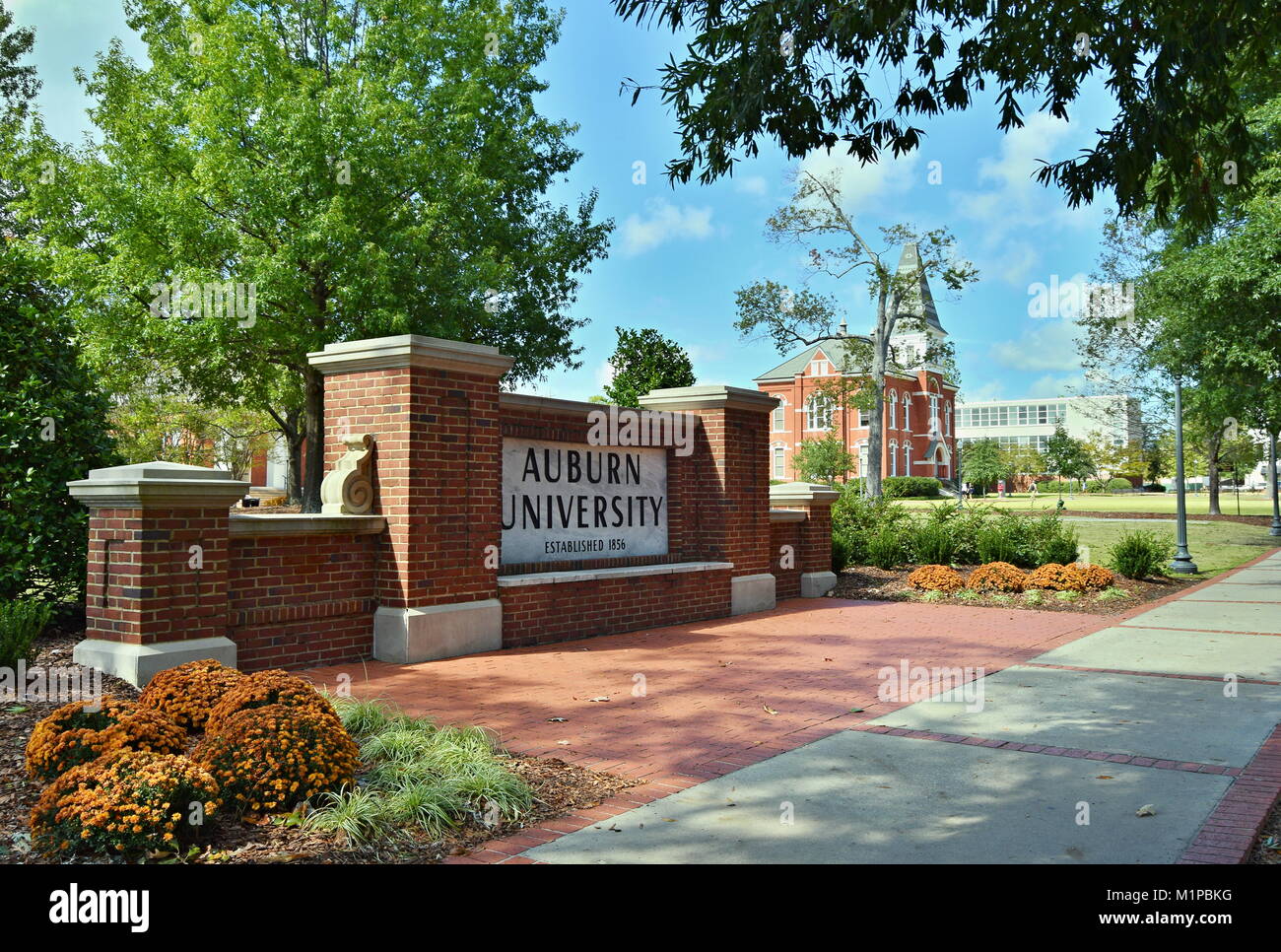 Der Auburn Universität in Auburn, Alabama ist eine öffentliche Forschungseinrichtung Universität 1856 gegründet. Stockfoto