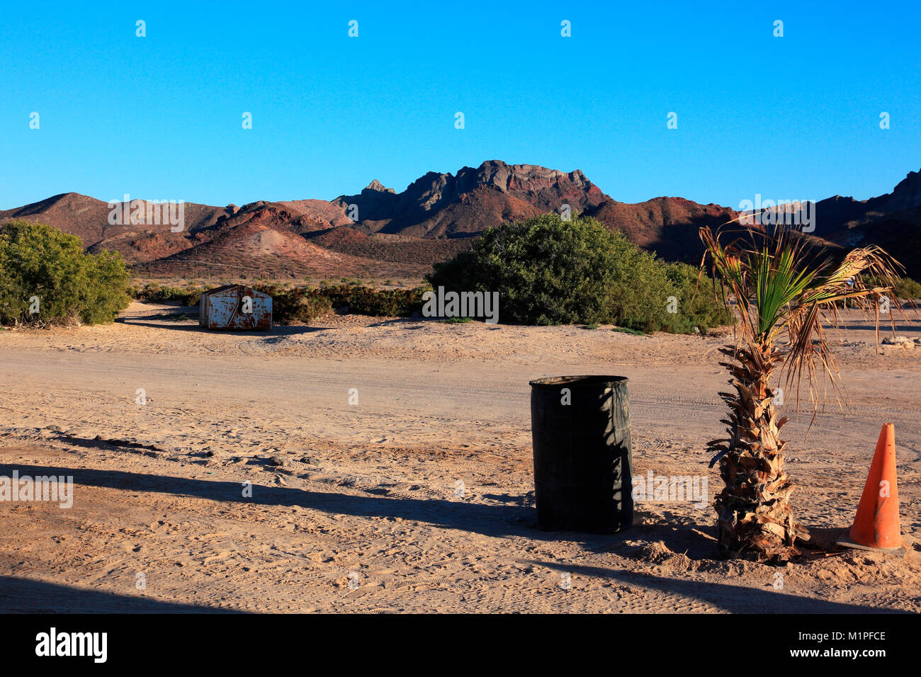 Tecolote Strand Stockfoto