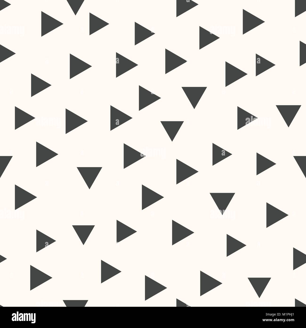 Geometrische vector Pattern mit grauen Dreiecke. Nahtlose abstrakt Hintergrund Stock Vektor