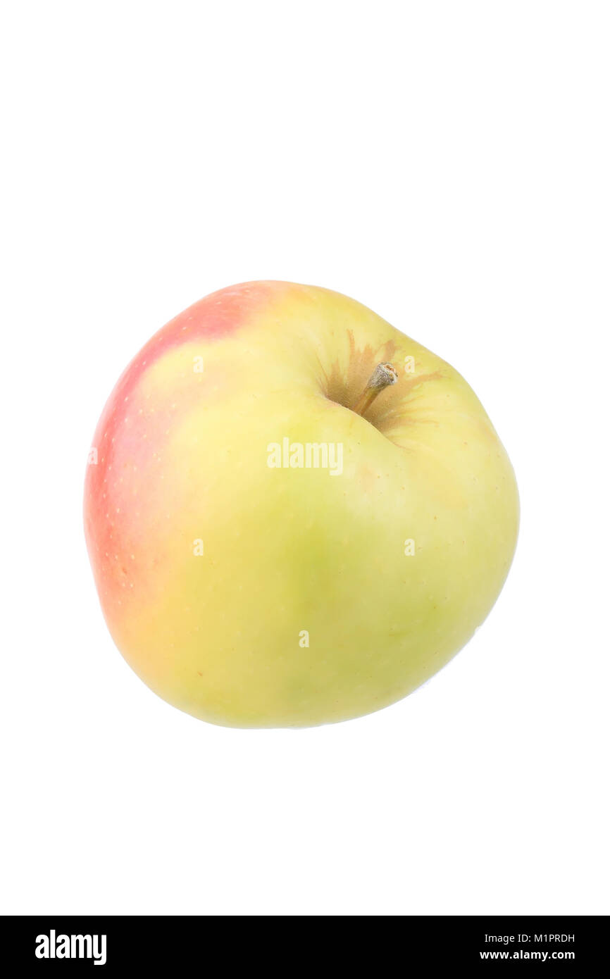 Core Obst, Apple Websites, spät blühende Taft Äpfel, Platten, Kernobst, Apfelsorte, Spätblühender Taffetapfel, Freisteller Stockfoto