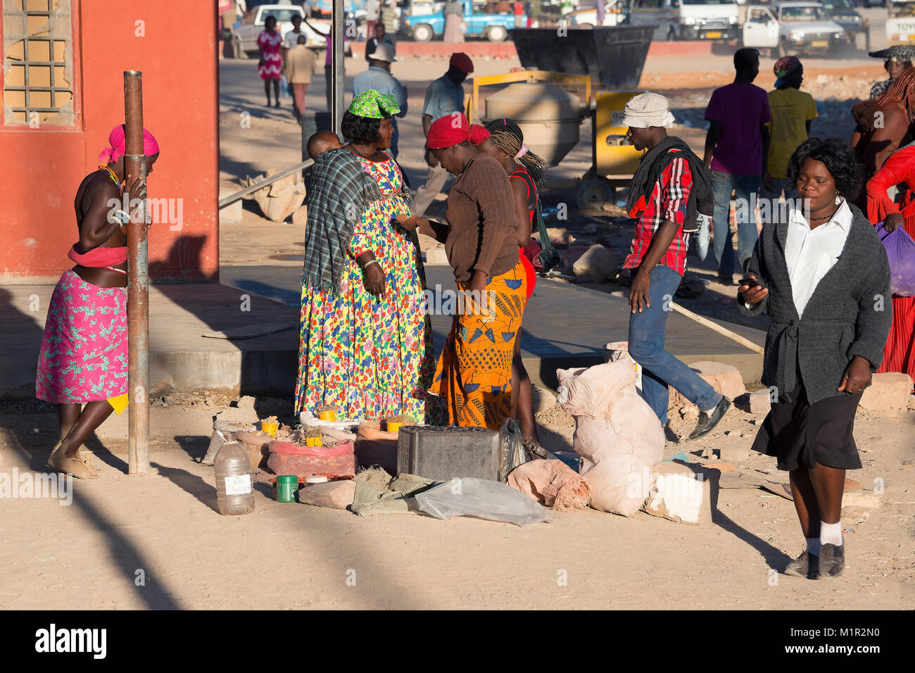 Menschen, Opuwo, Namibia, Menschen Stockfoto