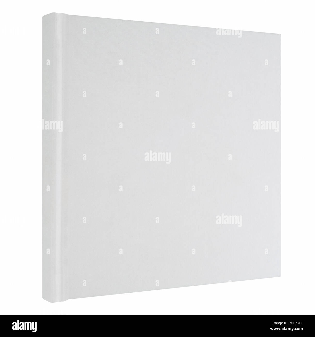 White Book isoliert auf weißem Stockfoto