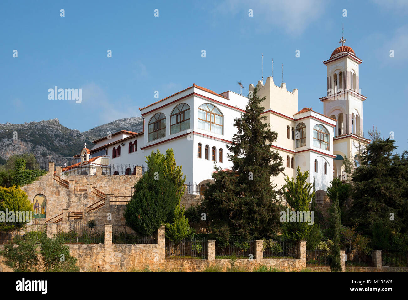 Kloster, Spili, Gemeinde Agios Vasilios, Kreta, Griechenland, Kloster, Gemeinde Agios Vasilios, Kreta, Griechenland Stockfoto